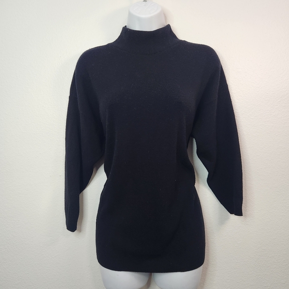 Turtle Bay Vintage 90s Mock Turtle Neck Baggy Sleeve Sweater - Picture 2 of 8